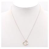 Tiffany & Co. Open Heart Necklace