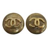 Chanel Coco Mark Clip-on Earrings