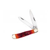 Caliber Brand Brown Bone Trapper Knife