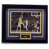 LeBron James Framed Photo W/ Facsimile Signature