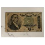 50 Cent Fractional Currency