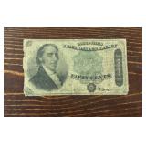 1864 50 Cent Fractional Currency