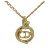 Christian Dior Logo Necklace