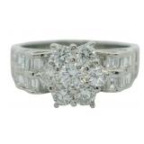 Platinum 1.41 ct Natural VS Diamond Ring