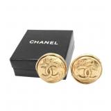 Chanel Gold Clip-on Earrings