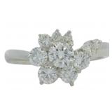 Platinum 1.01 ct Natural VS Diamond Ring