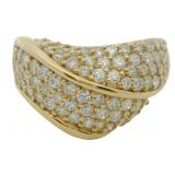 18k Gold 1.36 ct Natural VS Brilliant Diamond Ring