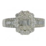 Platinum 1.00 ct Natural VS Diamond Ring