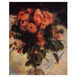 Rose III Canvas by Pierre Auguste Renoir