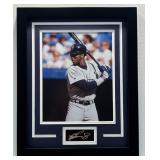 Ken Griffey Jr Framed Photo W/ Facsimile Signature