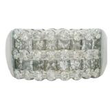 Platinum 2.01 ct Natural Brilliant Diamond Ring