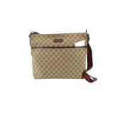GUCCI GG Canvas Sherry Line Shoulder Bag
