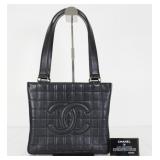 Chanel Chocolate Bar Rum Tote Bag