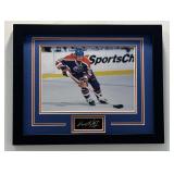 Wayne Gretzky Framed Photo W/ Facsimile Signature