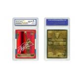 23K Red Gold Michael Jordan Rookie Card