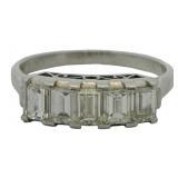 Platinum 1.00 ct Natural VS Diamond Ring