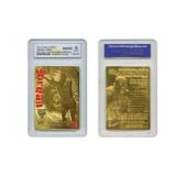 23K Gold Michael Jordan Fleer Card