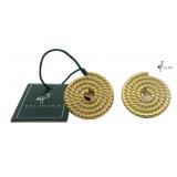 Talidara Rope Twist Stud Earrings