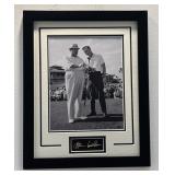 Arnold Palmer Framed Photo W/ Facsimile Signature