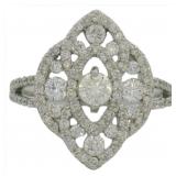 Platinum 1.20 ct Natural VS Diamond Ring