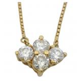 18kt Gold Natural 1/2 ct Diamond Necklace