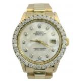 Rolex 18kt Gold 1803 Datejust Diamond President