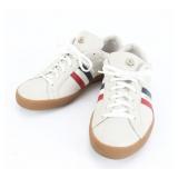 Moncler Monaco Tricolore Leather Sneakers Size 41