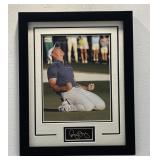 Tiger Woods Framed Photo W/ Facsimile Signature