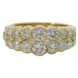 18kt Gold 2.02 ct Natural VS Diamond Ring