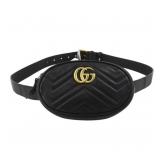 Gucci Marmont Pouch Leather Black