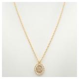 Christian Dior Rhinestone Necklace