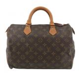 Louis Vuitton Monogram Speedy 30 Handbag