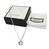 Gucci Interlocking G Silver Necklace