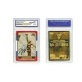 23K Gold Michael Jordan Fleer Rookie Card