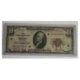 1929 $10 New York Federal Reserve Bank Note