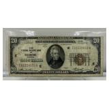 1929 $20 Virginia Federal Reserve Bank Note