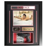 Scarface Display W/ Props & Facsimile Signature