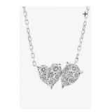 Brilliant Heart & Pear VS Diamond Necklace