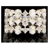 18k Gold 1.97 ct Natural VS Brilliant Diamond Ring