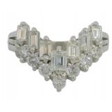 Platinum 1.02 ct Natural Brilliant VS Diamond Ring