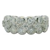 Platinum 1.01 ct Natural Brilliant Diamond Ring