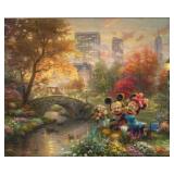 Mickey & Minnie Central Park by Kinkade Studios