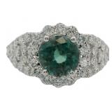 10kt Gold 2.95 ct Alexandrite & Diamond Ring