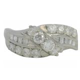 Platinum 1.02 ct Natural Brilliant Diamond Ring