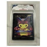 Pokï¿½mon Black Foil Custom Pikachu Card