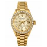 Rolex 18kt Gold Oyster Datejust Lady President