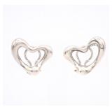 Tiffany & Co. Open Heart Clip-on Earrings
