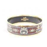 Hermes Enamel Fashion Bangle