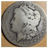 1890 Carson City Morgan Silver Dollar