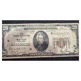 1929 $20 New York Federal Reserve Bank Note